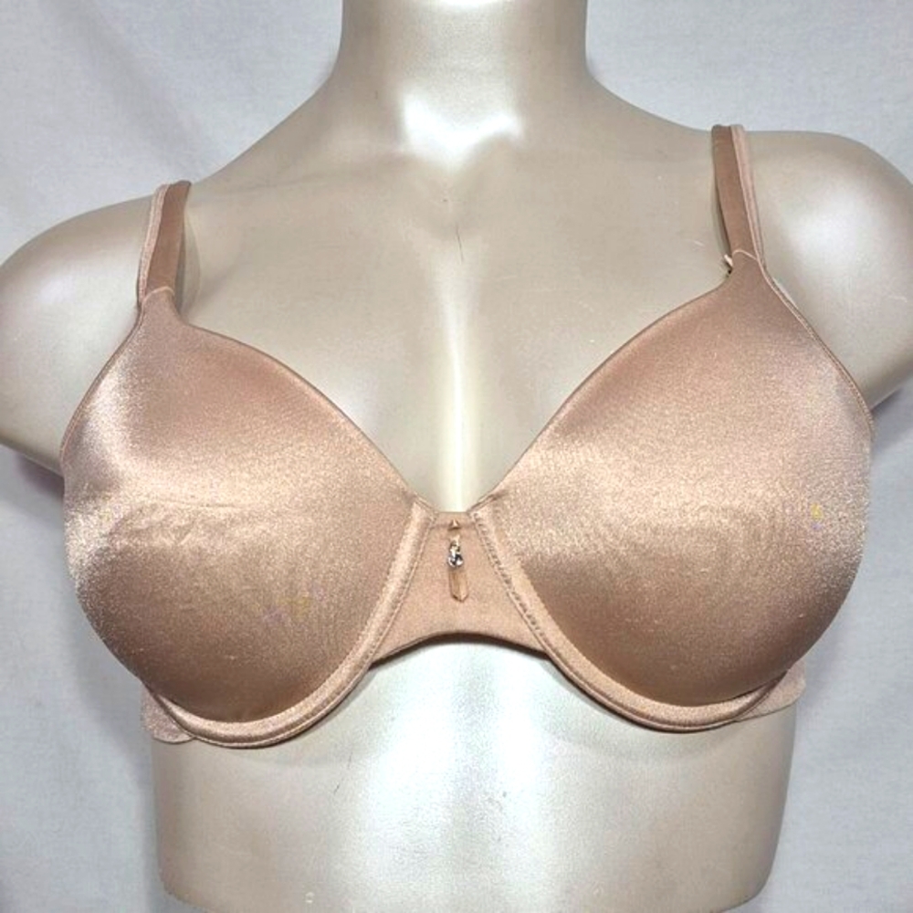 42D Bali 3470 M470 Simply Smooth Molded Cup Full Figure Underwire‎ Bra Beige